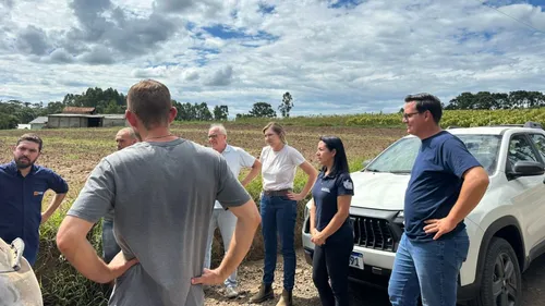 Governo do Município acompanha manutenção em trechos da SC-120