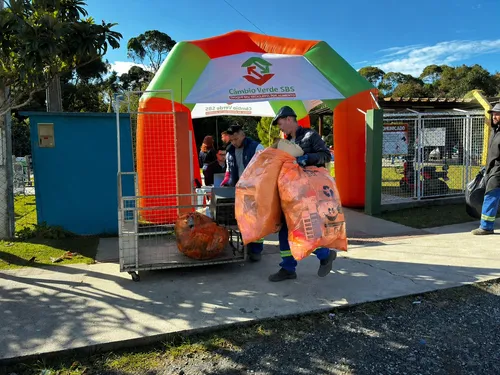 Câmbio Verde recolhe mais de 4 toneladas de recicláveis em São Bento do Sul