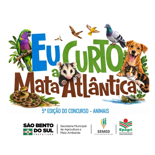 Concurso "Eu Curto a Mata Atlântica" chega à 5ª edição com foco na conscientização sobre os animais