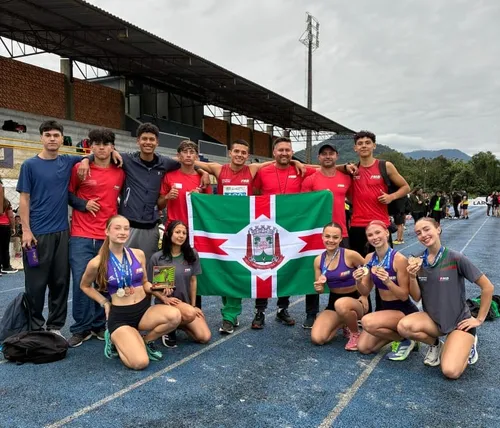 São Bento do Sul conquista medalhas e fica entre as cinco melhores equipes do atletismo catarinense