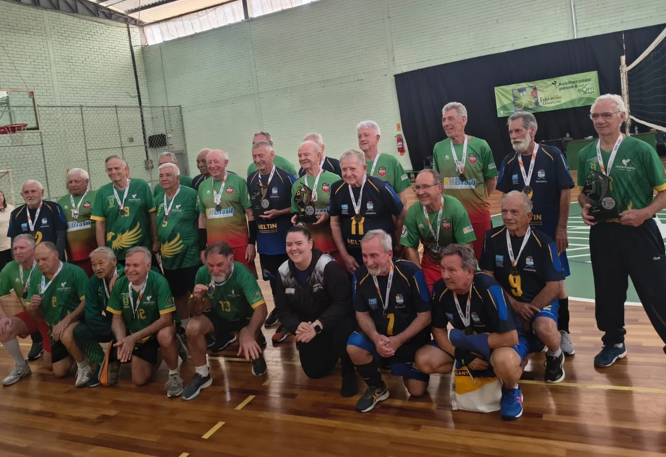 São Bento do Sul conquista título invicto na 1ª Copa Nilo Fragoso de Voleibol 68+